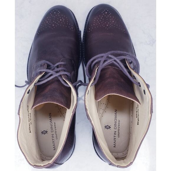 MARTIN DINGMAN COUNTRYWEAR Chukka Boots Brown Leather Men's Size 12 D - Picture 4 of 16